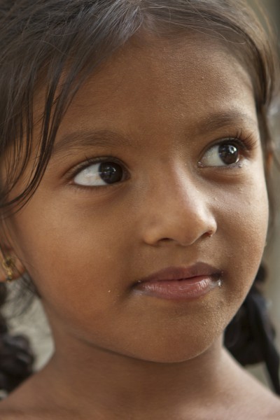 Child in Mutuwal Settlement